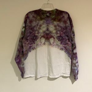 NWOT Gildan Handmade Tie Dye Long Sleeve T Shirt, Mens XL